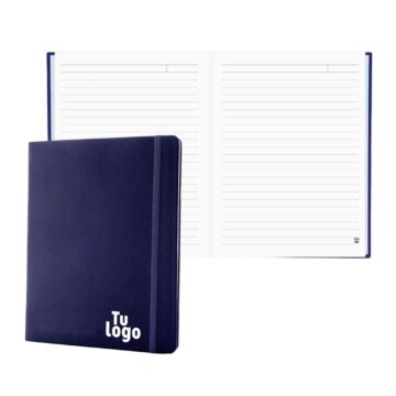 Cuaderno Molesking Azul con Elástico